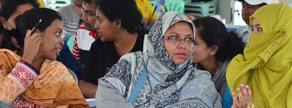 Regional ICM Training of Trainers Course participants gather to discuss plans for national curricula.