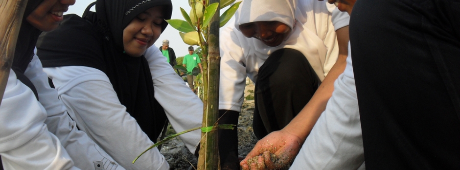 Santri planting Lamongan