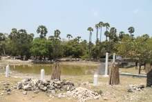 Thondachchi kulum tank being restored 