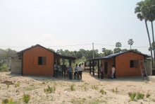 The two cabanas (view from the beach)