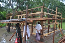 One of the under construction seed crushing mills in the Amragachhi bazar