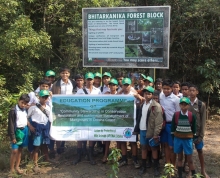 Eco-club students participate in the mangroves awareness camps