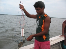 Traditional Mud crab fishing trap