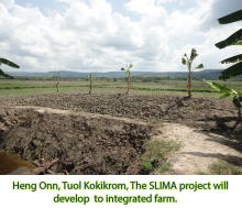 Site of a new integrated farming system to improve sustainable mangrove management in Tuol Kuoki