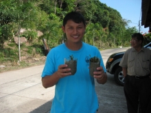 Watcharin Sawangkan community leader who received Climate Change award for the Toam Yai 