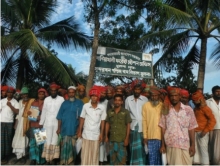 Shyamnagar community wants to regain the coconut and palm trees lost in and after cyclone Aila