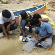 Conducting fishermen surveys in Kerala