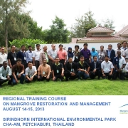 Regional Mangrove Training Course Group at Sirindhorn IE Park
