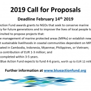 Blue Action Fund - 2019 Open Call for Proposals
