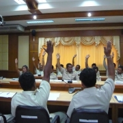 [NakornSrithammart] SDFMeeting with TAO Tasala and TV Thai Public Channel