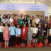 Participants and the Oxfam IUCN Gender and Women's Leadership in Water Governance workshop 