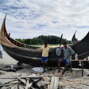Boat Renovation on Inani Beach Cox’s Bazar 