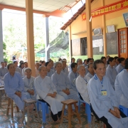 Buddhists participate in the discussion about environment and mangroves protection