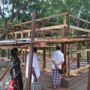 One of the under construction seed crushing mills in the Amragachhi bazar