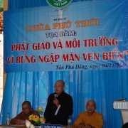 Discussion on Buddhism and environment : For the coastal mangroves