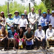 Representatives from FAO, IUCN, and countries Pakistan, Thailand, and Viet Nam attended the Inception Workshop field trip at Bang Kaew, Samut Songkram, Thailand.