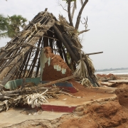 Significant parts of the Andhra Pradesh were destroyed due to Cyclone Hudhud