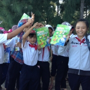 Local students in an ecopark, Hoi An, Quang Nam