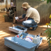 Testing drinking water wells in Panama