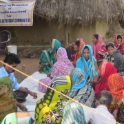 Women participate in the alternative/supplementary livelihood training