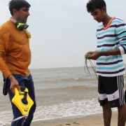 Studying distribution of seagrass 