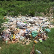 Improper waste disposal in Tuol Torteung, Preah Sihanouk