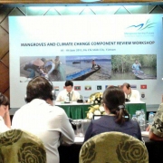 MFF Coordinator Steen Christensen highlights the importance of mangroves and climate change component of MFF.