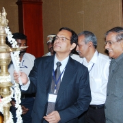 Lighting Kuthuvizhakku by Dr  B P  Nilaratana Joint Secretary MoEF