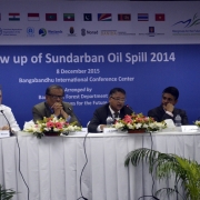 Additional Secretary of the Ministry of Environment and Forests Mr. Nurul Karim calls for continuity of the efforts to develop better preparedness for oil spill and similar incidents in the coastal zone 