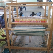 Reed-based handicrafts production by fisher ladies