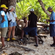 Community sensitisation on nesting turtle site Takamaka