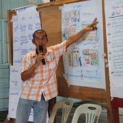 Local community leader make a point during the PLI pilot workshop 