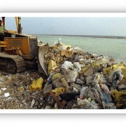 Waste management in Guraidhoo Island involves changing waste collection systems. 