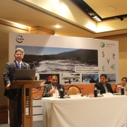 Dr Nik Senapati, CEO of Rio Tinto, speaks at a Leaders for Nature Master Class in India