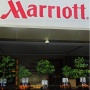 Mangrove trees in front of the Marriott Sathorn Vista in Bangkok