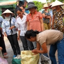 Training on how to treat the raw materials for souvenir production