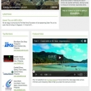 Green Fins new website screenshot showing Top 5 dive centres applying Green Fins approach