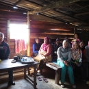 Meeting with women’s group and local community