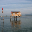 Guard station in Trao Reef Marine Reserve 