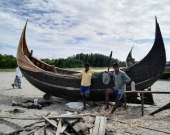 Boat Renovation on Inani Beach Cox’s Bazar 