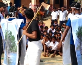 Actors convey the threats facing the mangroves