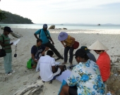 3rd ICM Course participants study coastal issues on field