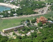 Bird's-eye view of Pagoda Field in the Cu Lao Cham MPA