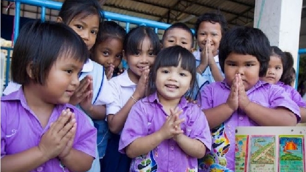 Young residents off Coconut Island who attended youth camps on Mangrove Study. 