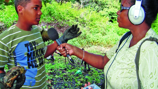 Radio programme on site with SSA members