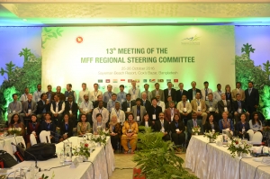 Group photo at the 13th Meeting of the MFF Regional Steering Committee in Cox's Bazar, Bangladesh