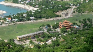 Bird's-eye view of Pagoda Field in the Cu Lao Cham MPA