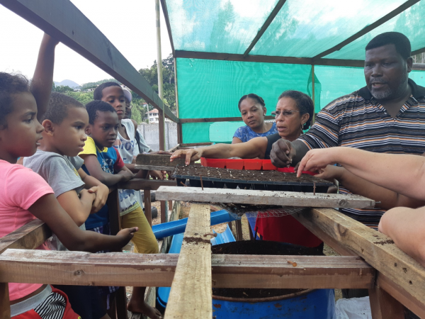 Students learn how to garden, take on the responsibility of watering the plants 