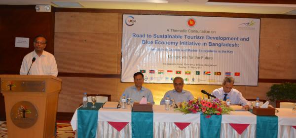 Ishtiaq Uddin Ahmad delivers welcome speech