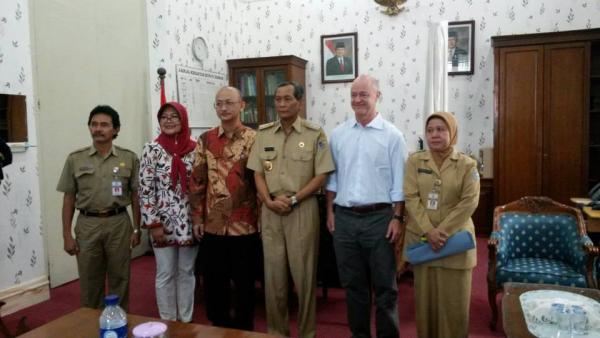 Hearings with the Regent of Demak Representative of the MFF Bappenas and the Head of Regional Development Planning Agency Demak